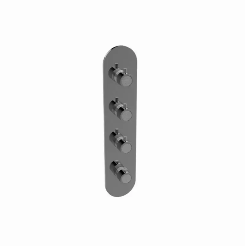 Cameo Round M-Series Valve Trim with Four Handles