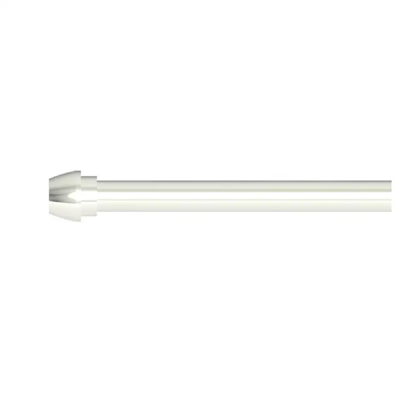 Brasstech 3/8" x 20" Rigid Supply Tube, Bull nose