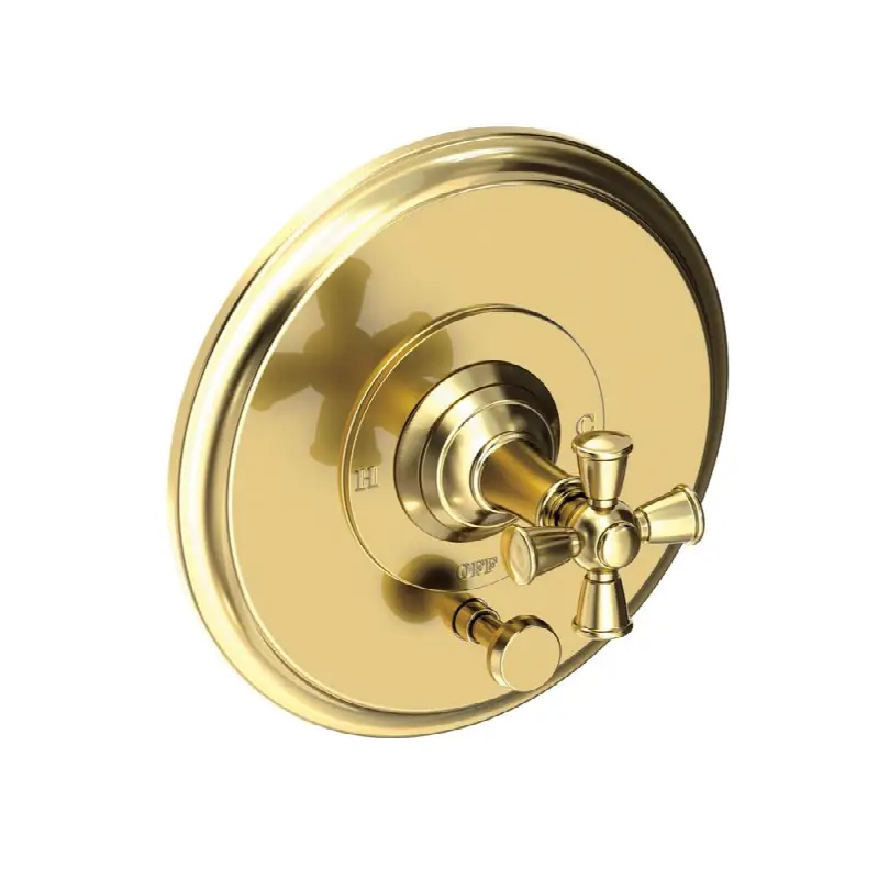Aylesbury Balanced Pressure Tub & Shower Diverter Plate with Handle. Less Showerhead, arm and flange.