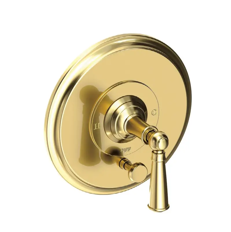 Aylesbury Balanced Pressure Tub & Shower Diverter Plate with Handle. Less Showerhead, arm and flange.