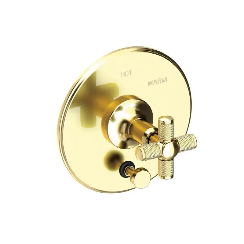 Clemens Balanced Pressure Tub & Shower Diverter Plate with Handle. Less Showerhead, arm and flange.