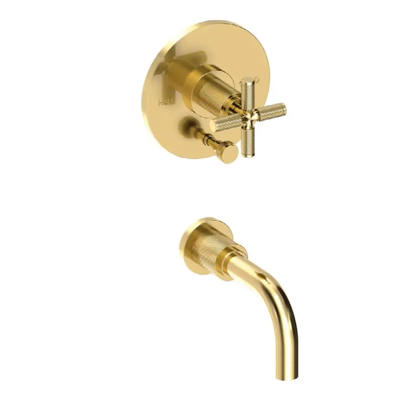 Kimbell Balanced Pressure Tub & Shower Diverter Plate with Handle