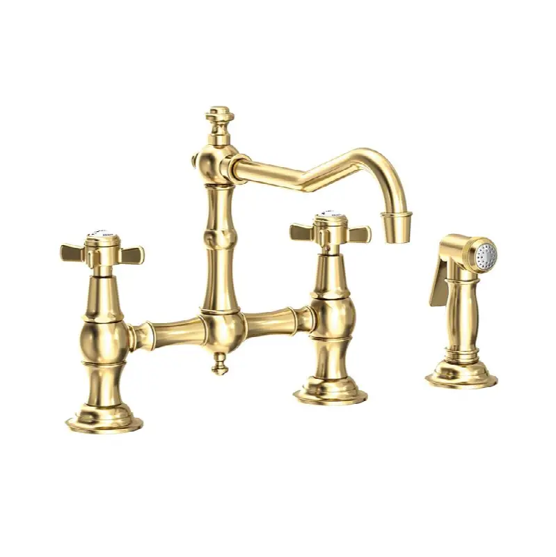 Fairfield Kitchen Bridge Faucet with Side Spray