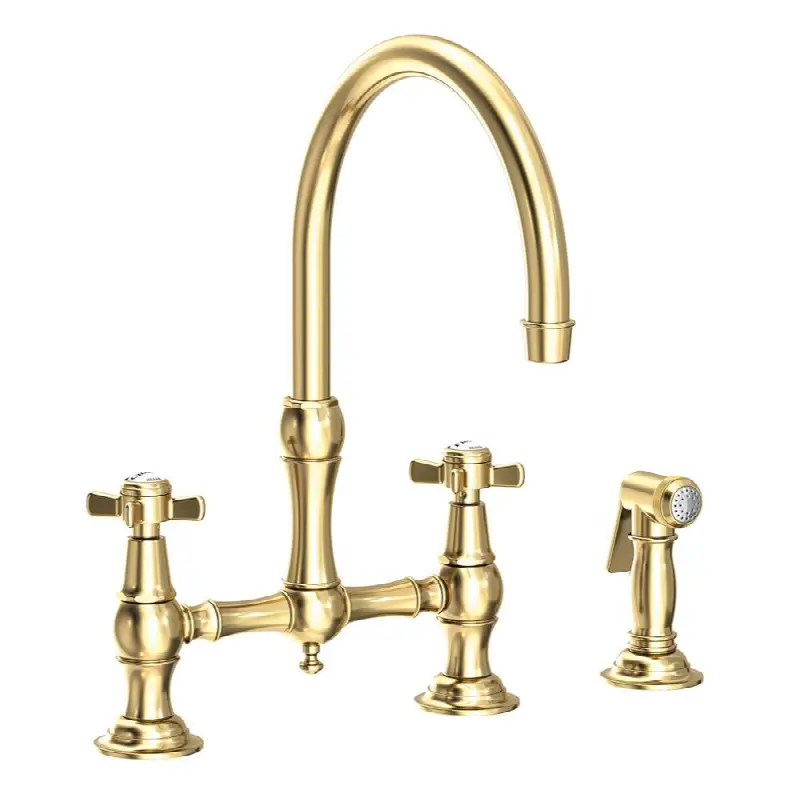 Fairfield Kitchen Bridge Faucet with Side Spray