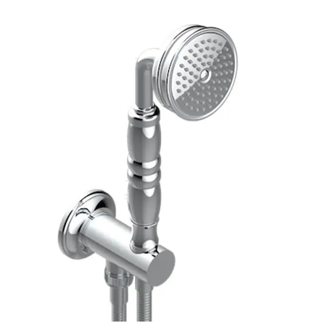 Wall Mounted Handshower With Integrated Fixed Hook