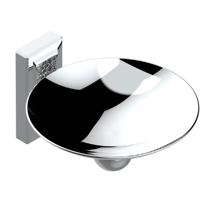 Soap dish, wall mounted, 6" diameter