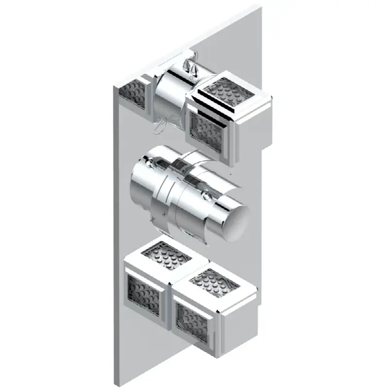 Trim for thg thermostat with 2-way diverter and on/off control, rough part supplied with fixing box ref. .5 540AE/US