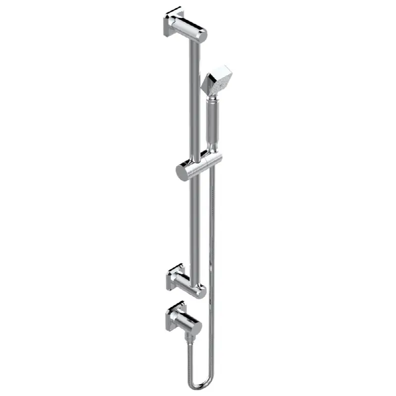 Slide bar with handhsower and elbow