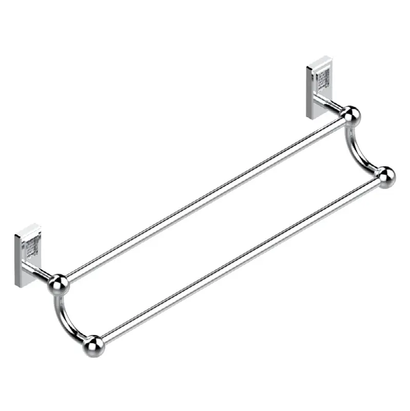Double towel bar, 24" long