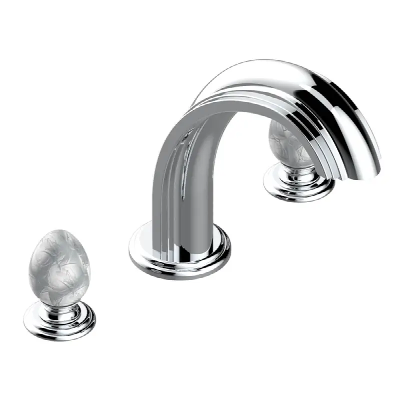 Roman tub set with 3/4" valves