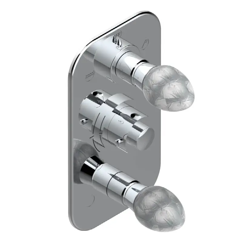 Trim for thg thermostat with 2-way diverter and on/off control, rough part supplied with fixing box ref. .5 540AE/US