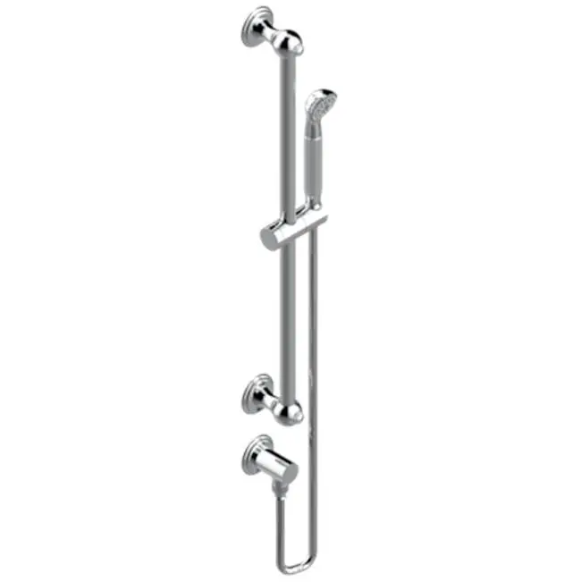 Slide Bar With Handhsower And Elbow
