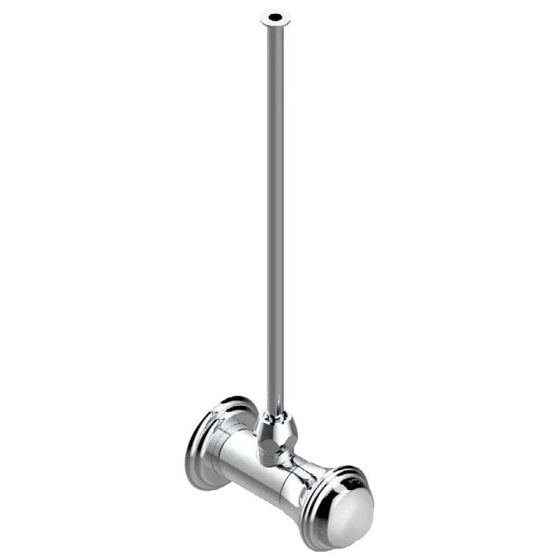 Angle supply valve with 3/8" adaptor set for toilet