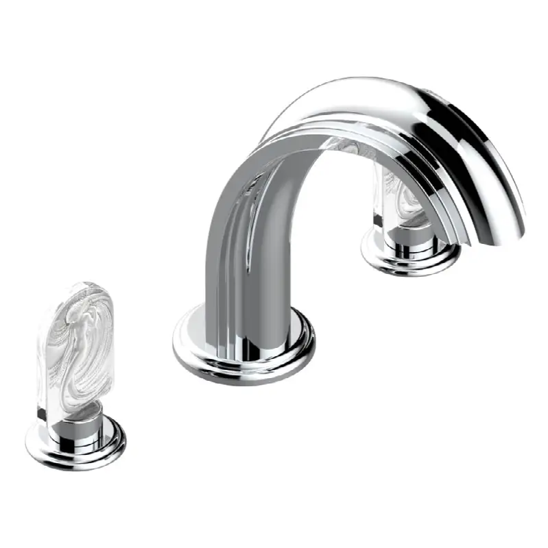 Roman tub set with 3/4" valves