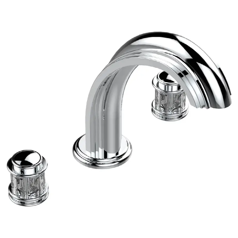 Roman tub set with 3/4" valves