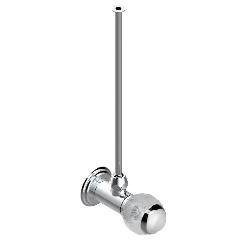 Angle supply valve with 3/8" adaptor set for toilet