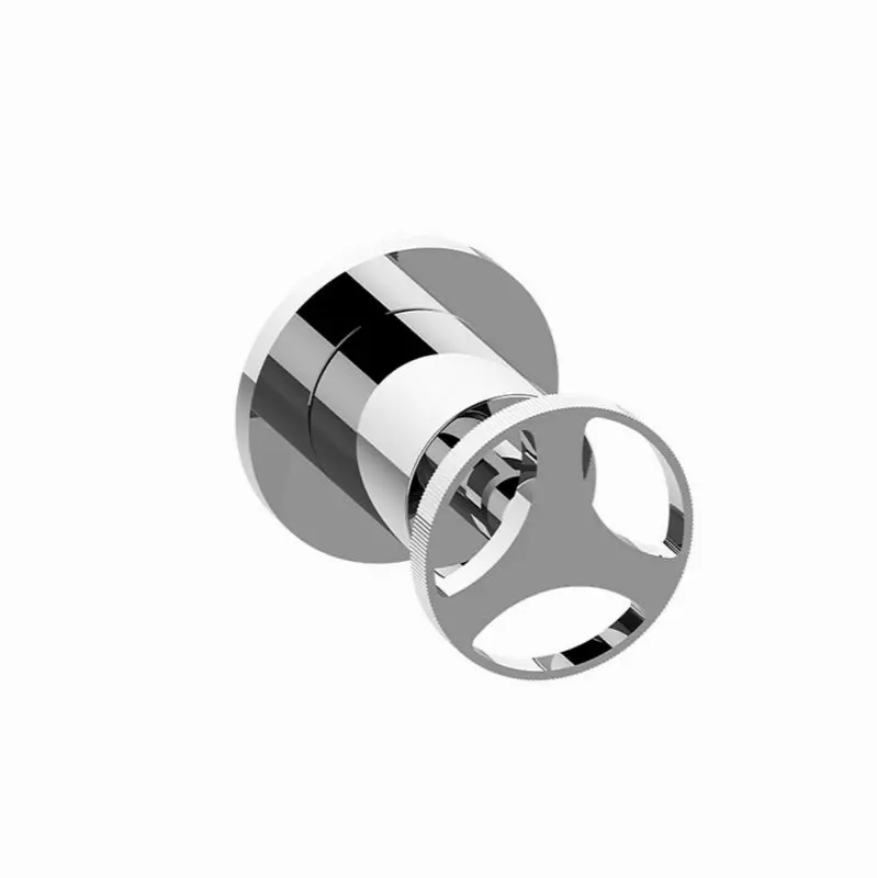 Harley Round M-Series 2-Way Diverter Valve Trim with Handle