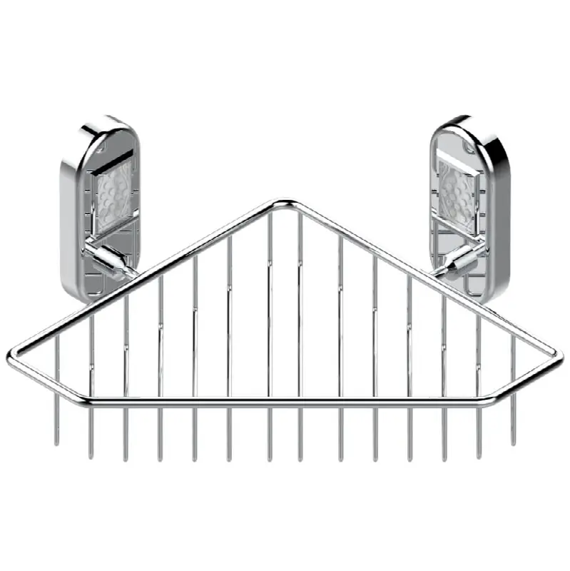 Large corner soap basket, wall mounted