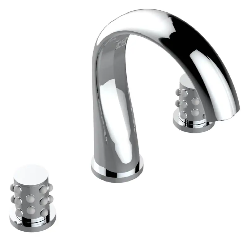 Roman tub set with 3/4" valves