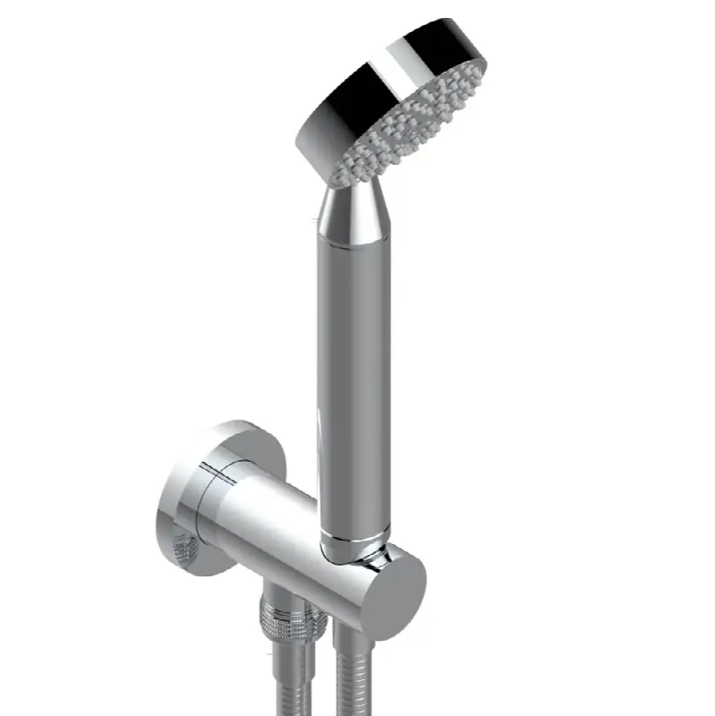 Wall mounted handshower with integrated fixed hook