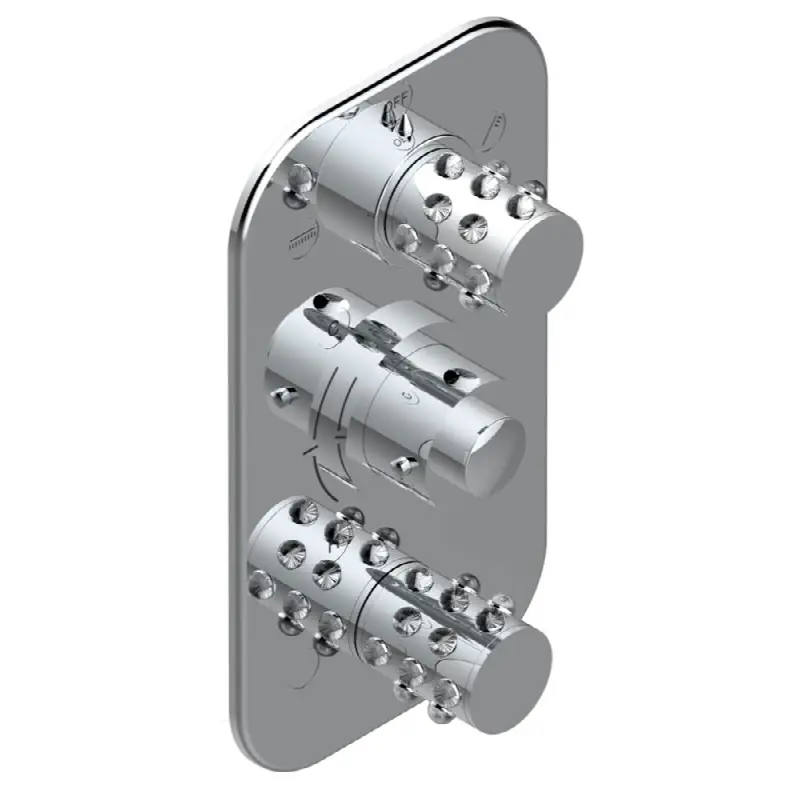 Trim for thg thermostat with 2-way diverter and on/off control, rough part supplied with fixing box ref. .5 540AE/US