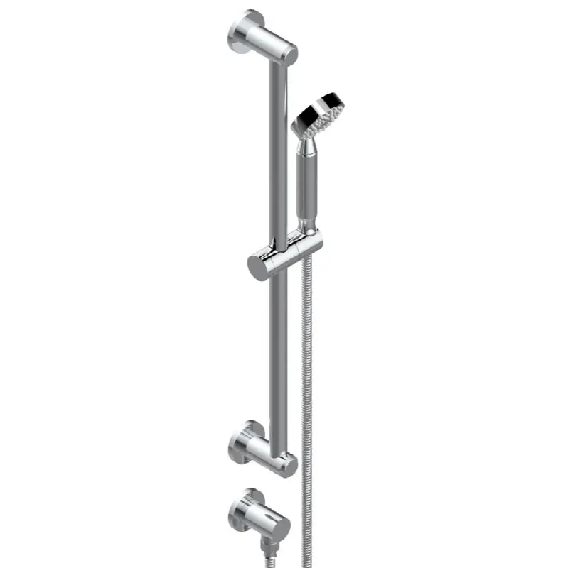 Slide bar with handhsower and elbow