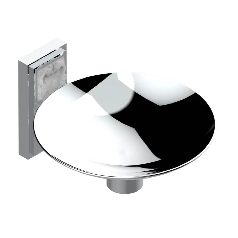 Soap dish, wall mounted, 6" diameter
