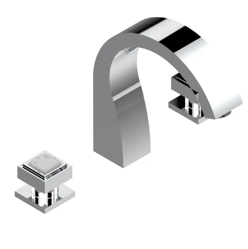 Roman tub set with 3/4" valves