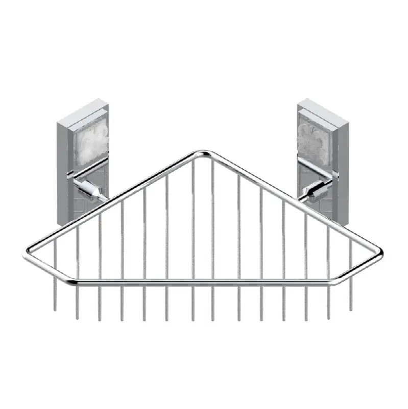 Large corner soap basket, wall mounted