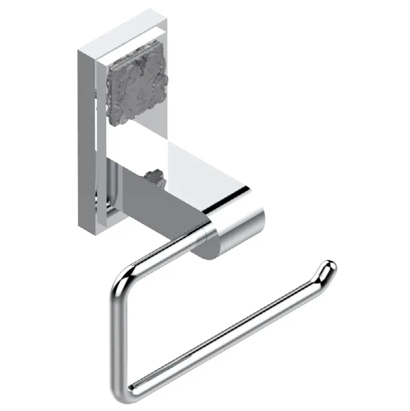 Toilet paper holder, single mount without cover