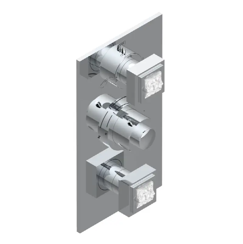 Trim for thg thermostat with 2-way diverter and on/off control, rough part supplied with fixing box ref. .5 540AE/US