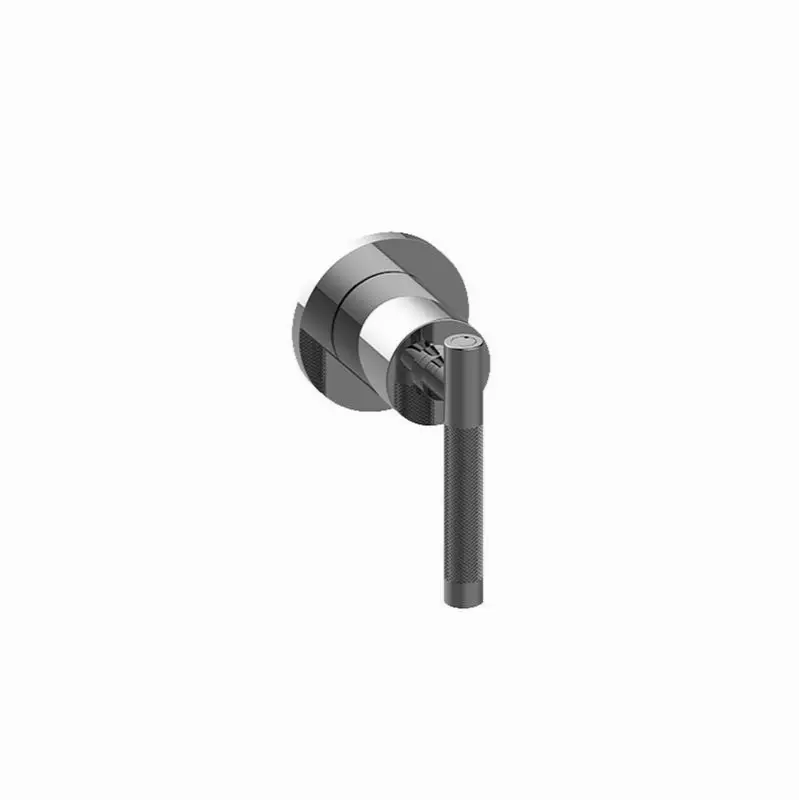 Harley Round M-Series 2-Way Shared Diverter Valve Trim with Handle