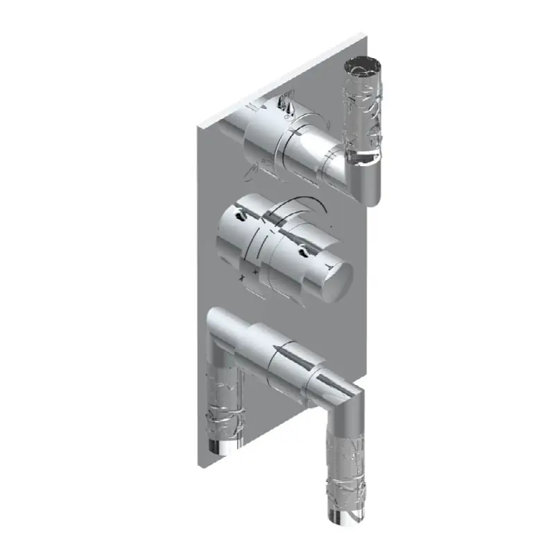 Trim for thg thermostat with 2-way diverter and on/off control, rough part supplied with fixing box ref. .5 540AE/US