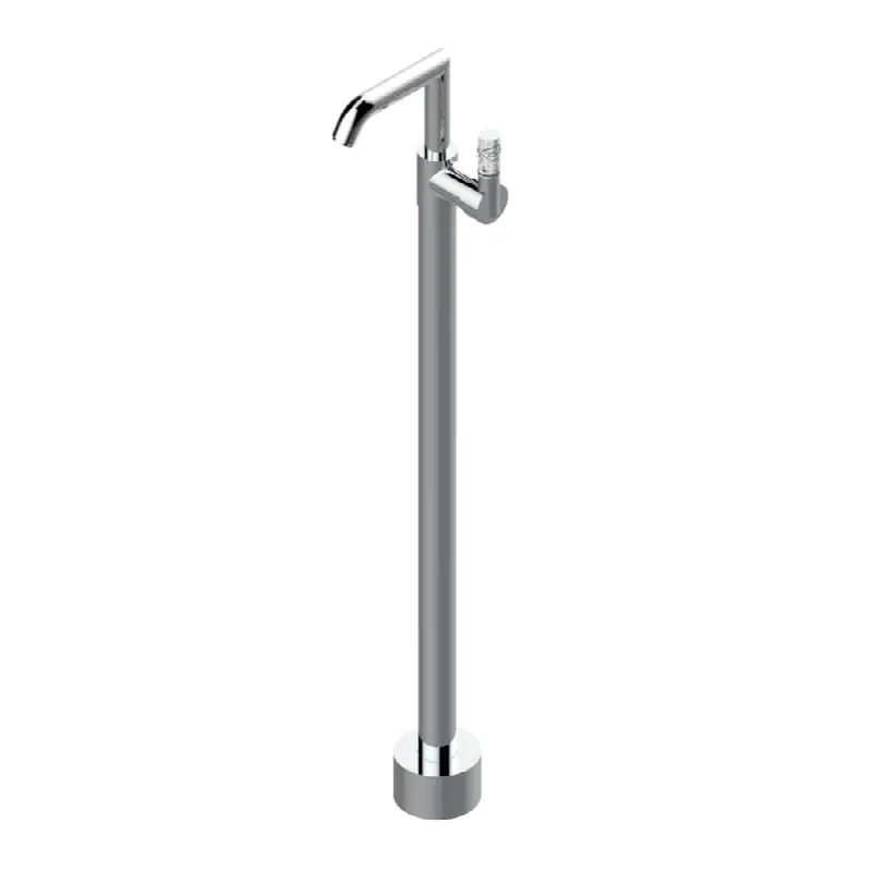 Floor mounted lavatory faucet