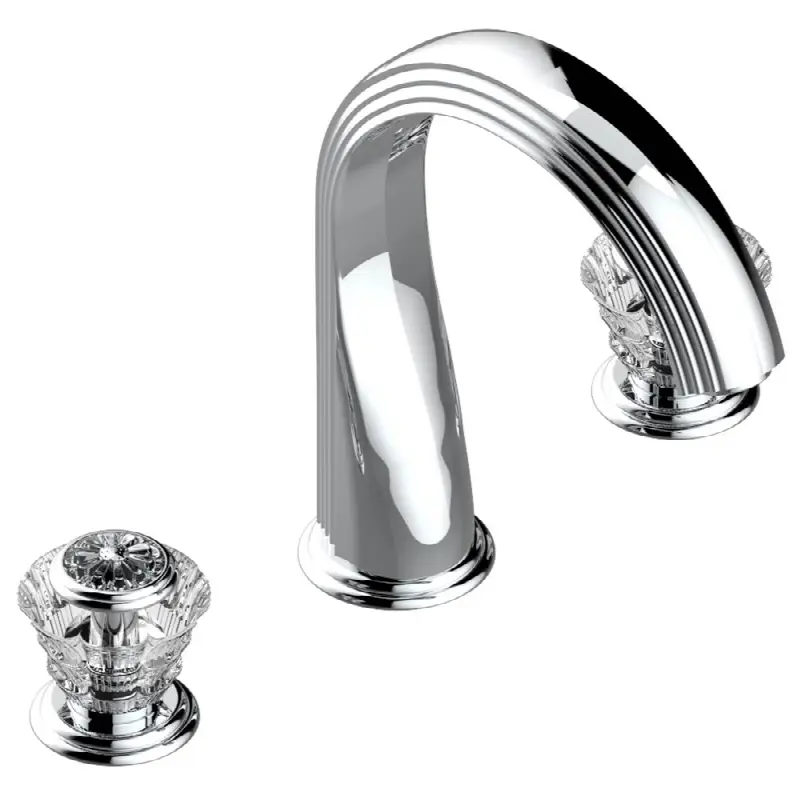 Roman tub set with 3/4" valves