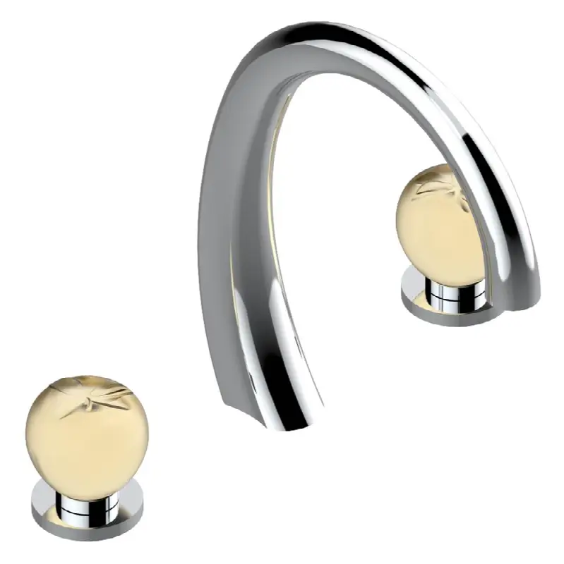 Roman tub set with 3/4" valves