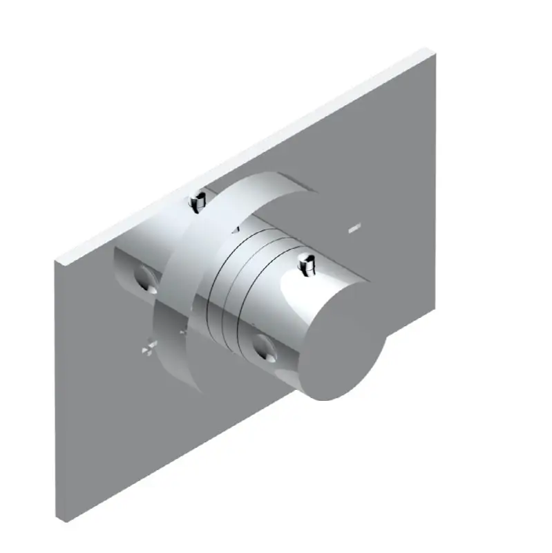 Trim for THG thermostatic valve, rough part supplied with fixing box ref.5 200AE/US