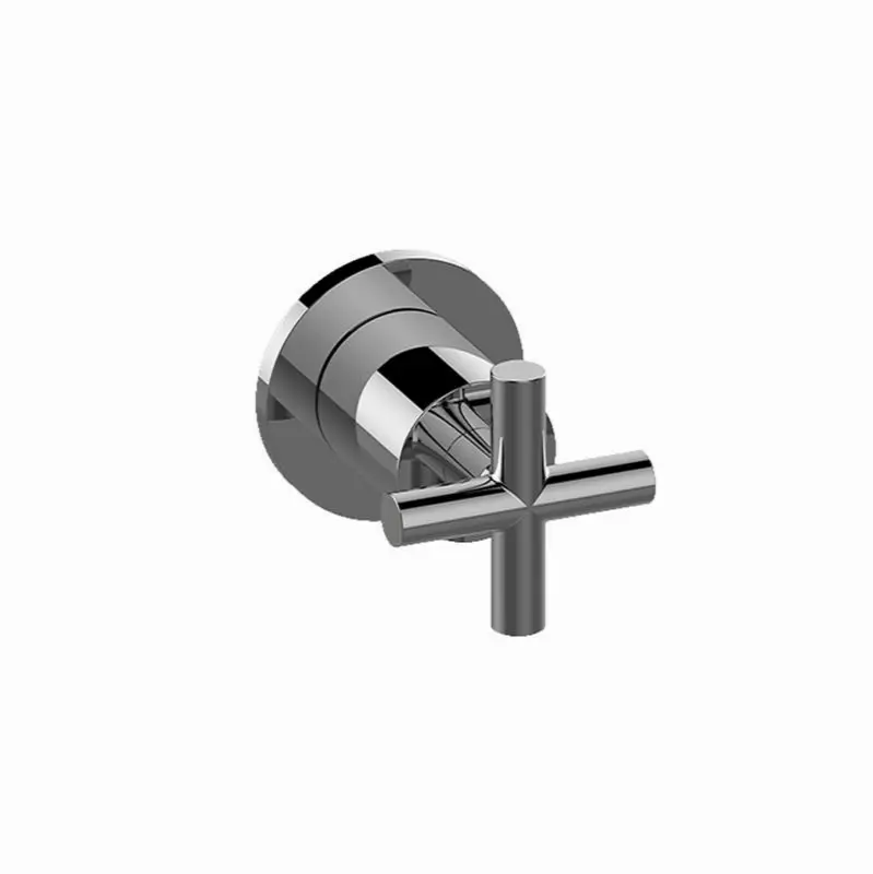 Harley Round M-Series 3-Way Shared Diverter Valve Trim with Handle