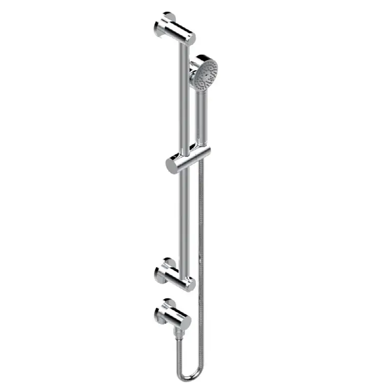 Slide bar with handhsower and elbow