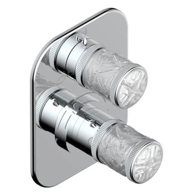 Trim For Thg Thermostat With Stop Valve And 3-way Diverter, Rough Part Supplied With Fixing Box Ref.5 600ae/us