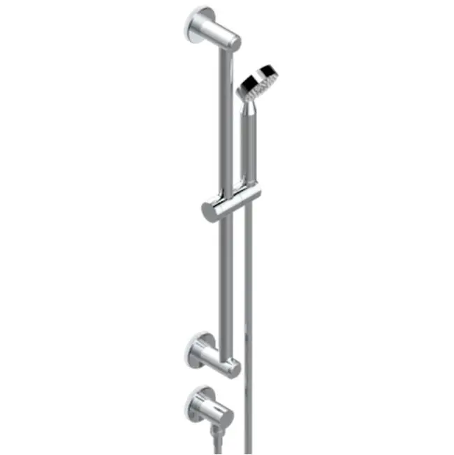 Slide Bar With Handhsower And Elbow