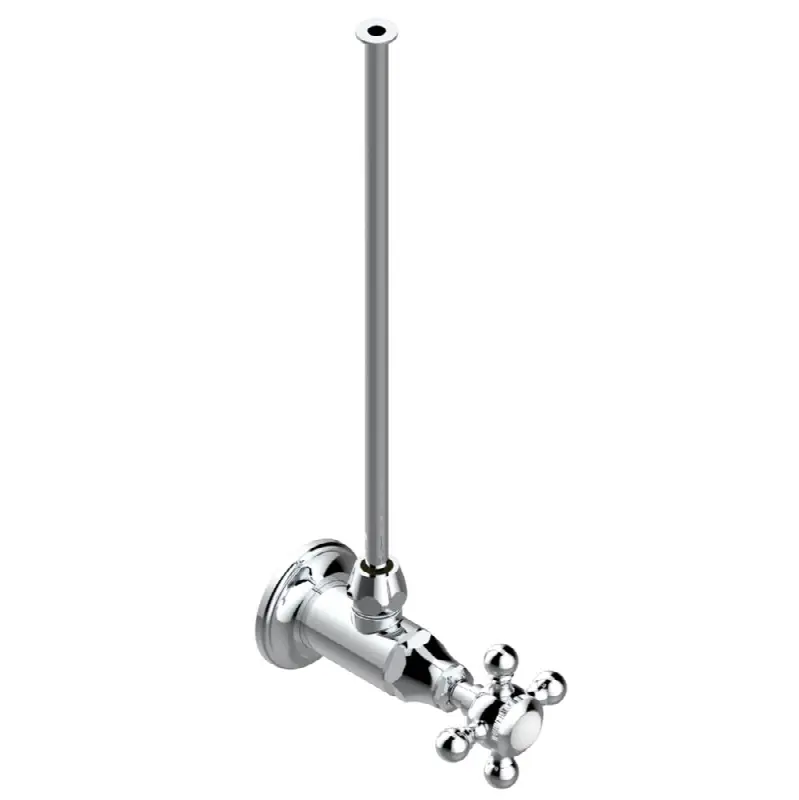 Angle supply valve with 3/8" adaptor set for toilet
