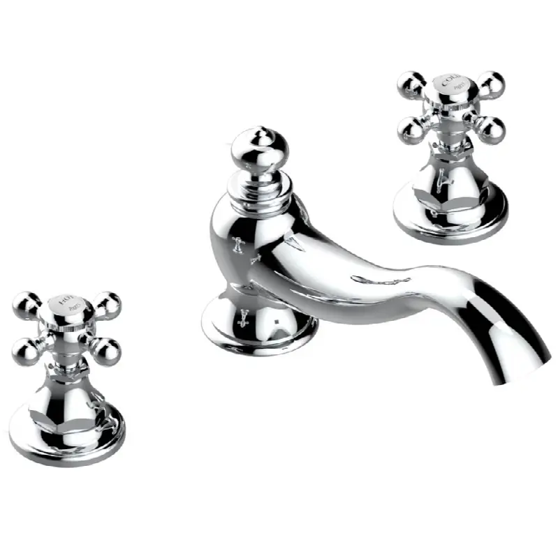 Roman tub set with 3/4" valves