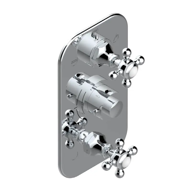 Trim for thg thermostat with 2-way diverter and on/off control, rough part supplied with fixing box ref. .5 540AE/US