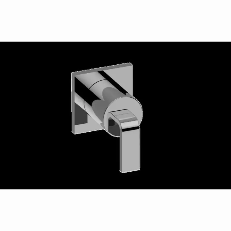 Immersion Square M-Series 2-Way Shared Diverter Valve Trim with Handle
