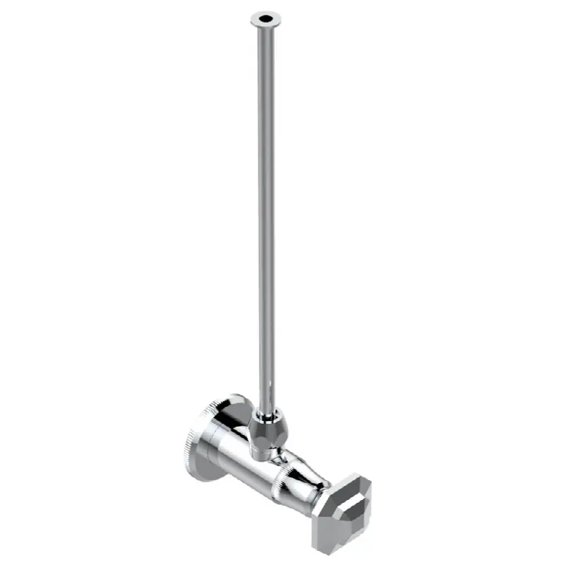 Angle supply valve with 3/8" adaptor set for toilet