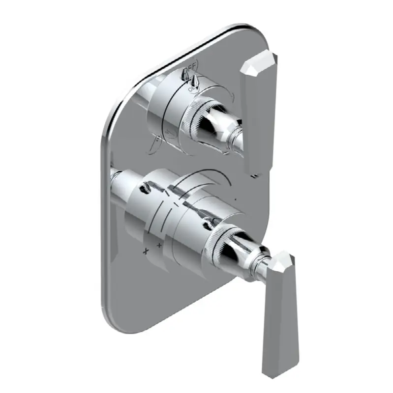 Trim for thg thermostat with 2-way diverter, rough part supplied with fixing box ref. 5 500AE/US