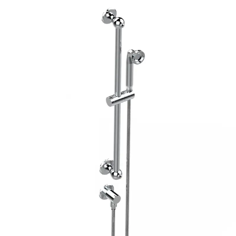 Slide bar with handhsower and elbow