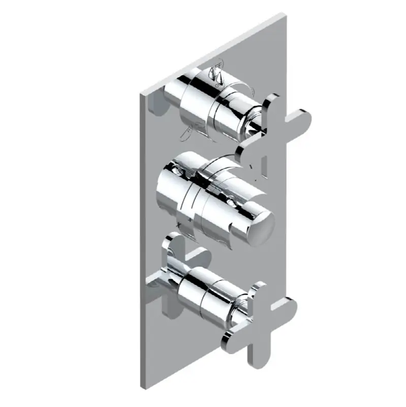 Trim for thg thermostat with 2-way diverter and on/off control, rough part supplied with fixing box ref. .5 540AE/US
