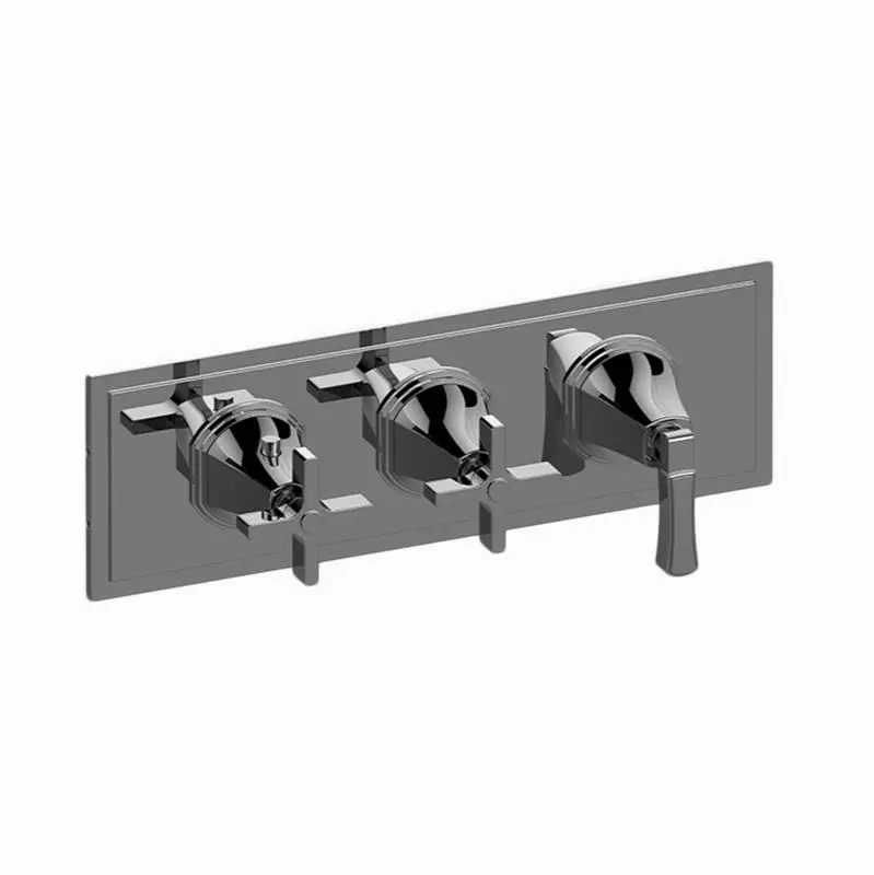 Finezza UNO M-Series Valve Trim with Three Handles (Horizontal Orientation)